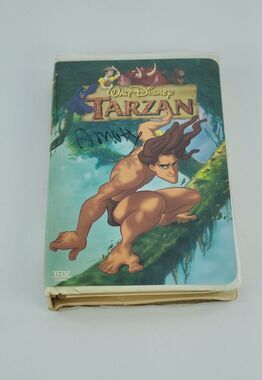 Walt Disney Tarzan VHS 2000 Clamshell Movie Family Adventure Classic G Rated
